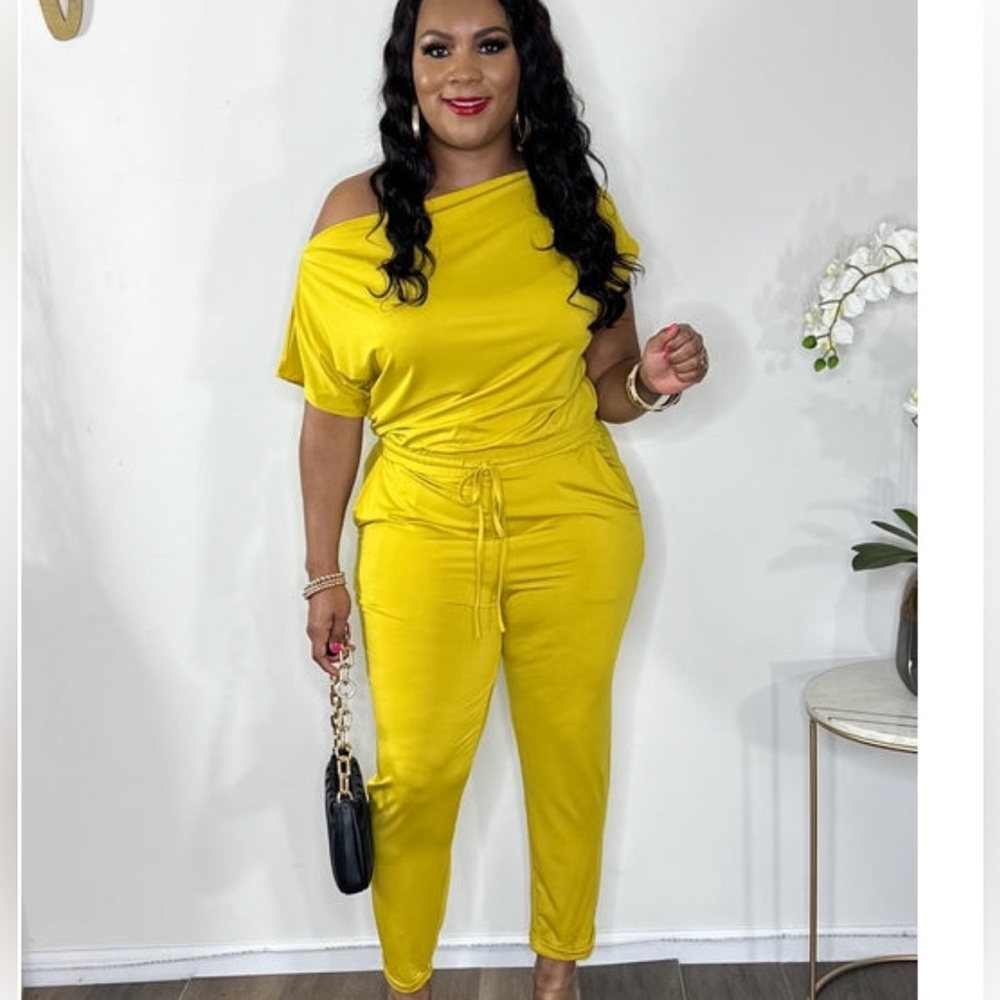 Mustard Venetian Jumpsuit
